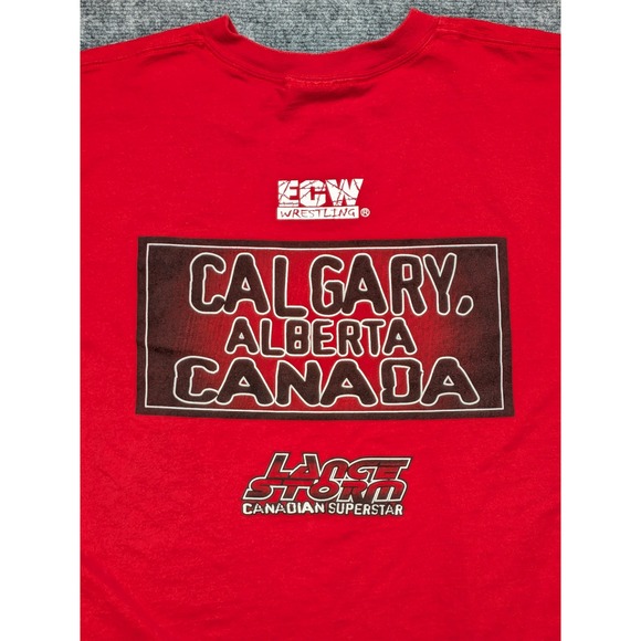 Vintage Lance Storm ECW Wrestling T-Shirt Canadian Superstar Calgary Alberta XXL - Picture 10 of 11